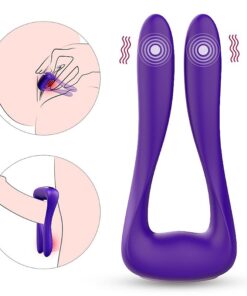 Vibrador de Casal - Vanessa com 9 intensidades (6919) (v5) - roxo