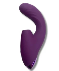 Vibrador Ponto G com pulsação no clitóris 10 intensidades (4908) roxo