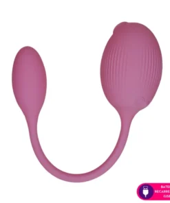 Vibrador com pulsação no clitóris e cápsula vibratória por app de celular (1517)