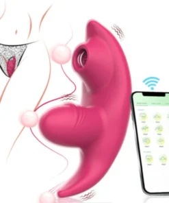 Vibrador de casal -em formato de calcinha por aplicativo de celular com pulsação- 09 intensidades (3045S)