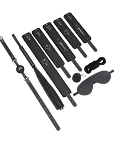 Kit bondage com 10 peças (1804) preto
