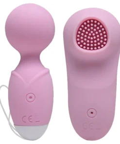 2 vibradores sendo 1 varinha e 1 vibrador com cerdas  com aquecimento 10 intensidades