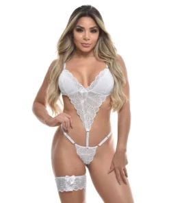 Body Rendado Com Persex (P)