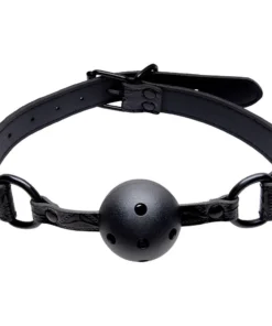 Mordaça Couro Com Bola (8094) preta