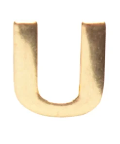 Letra Metal para Calcinha Personalizável (U)