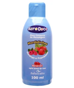 Kero Doce Óleo Massagem Beijável (morango e framboesa) 100Ml Sofisticatto