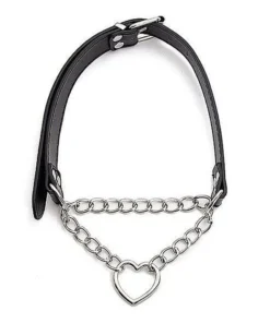 Coleira Bondage Corrente Coração (8065)