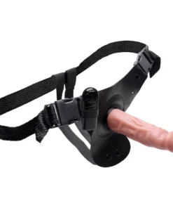 Cinta Com Prótese E Vibro 15 X 4,2Cm La Pimienta (lL238) (ct15) bege