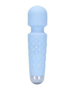 Vibrador varinha mágica com 10 vibração (3122)  Azul Bebê