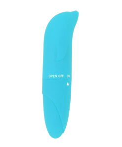 Gregori -VIBRADOR PONTO G GOLFINHO AVELUDADO 01 intensidade- azul claro