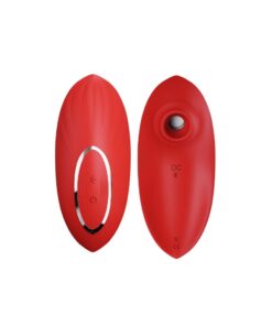 vibrador clitoriano com pulsação 10 intensidades (2120) vermelho
