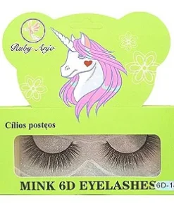 CÍLIOS POSTIÇOS MINK 6D UNICÓRNIO - RUBY ANJO