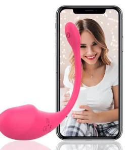 Vibrador por aplicativo de celular em formato de glande (1189) 9 intensidades