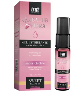 BABALUB VIBRA EXCITANTE QUE ESQUENTA E VIBRA 15G LINHA SWEET SECRETS INTT
