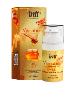 VIBRATION GEL EXCITANTE QUE VIBRA POWER SABOR MEL 17ML INTT