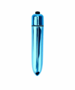 bullet -cápsula metalizada vibratória com 10 intensidades (1041) azul