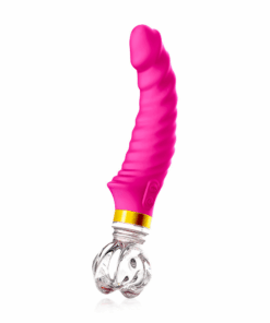LuminaPrazer - Vibrador em formato de glande com led na base *10 intensidades* (1152) rosa