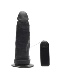 Vinicius -PÊNIS COM VIBRAÇÃO E VENTOSA 16,5X 4,1CM (G7ACVBL) PRETO