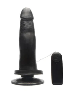 RAFAEL -PÊNIS COM VIBRAÇÃO E VENTOSA 15,3 X 3,5CM (G6DCVBL) PRETO