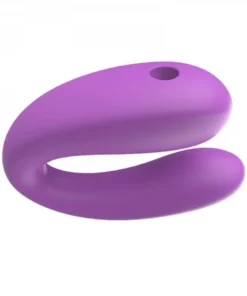 vibrador de casal -em formato de U para maior estimulo- 01 intensidade (8792) roxo